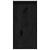 Dulapuri de perete, 2 buc., negru, 30x30x60 cm, lemn masiv pin GartenMobel Dekor