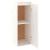 Dulap de perete, alb, 30x30x80 cm, lemn masiv de pin GartenMobel Dekor