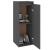 Dulap de perete, gri, 30x30x80 cm, lemn masiv de pin GartenMobel Dekor