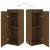 Dulapuri de perete 2 buc. maro miere 30x30x80 cm lemn de pin GartenMobel Dekor