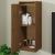 Dulapuri de perete 2 buc. maro miere 30x30x80 cm lemn de pin GartenMobel Dekor
