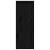 Dulap de perete, negru, 30x30x80 cm, lemn masiv de pin GartenMobel Dekor