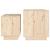 Măsuțe de cafea suprapuse, 2 buc., lemn masiv de pin GartenMobel Dekor