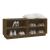 Pantofar, maro miere, 110x34x45 cm, lemn masiv de pin GartenMobel Dekor