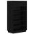 Pantofar, negru, 60x34x105 cm, lemn masiv de pin GartenMobel Dekor