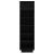 Pantofar, negru, 34x30x105 cm, lemn masiv de pin GartenMobel Dekor