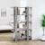 Bibliotecă/Separator cameră, gri sonoma, 100x30x160 cm GartenMobel Dekor