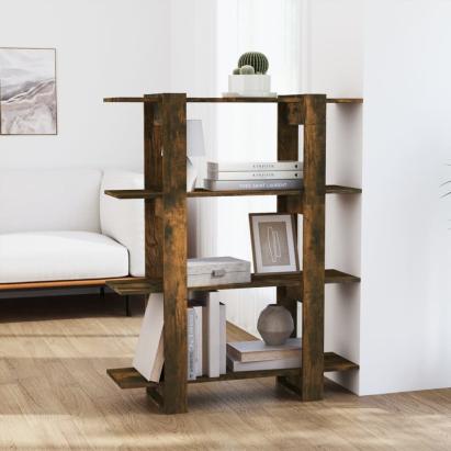 Bibliotecă/Separator cameră, stejar fumuriu, 100x30x123,5 cm GartenMobel Dekor