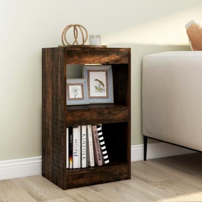 Bibliotecă/Separator cameră, stejar fumuriu, 40x30x72 cm GartenMobel Dekor
