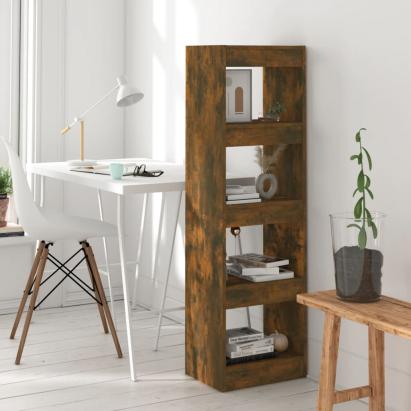 Bibliotecă/Separator de cameră, stejar afumat, 40x30x135 cm GartenMobel Dekor