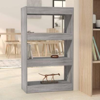 Bibliotecă/Separator cameră, gri sonoma, 60x30x103 cm, PAL   GartenMobel Dekor