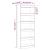 Bibliotecă/Separator stejar afumat 60x30x166 cm, lemn prelucrat GartenMobel Dekor