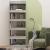 Bibliotecă/Separator cameră, gri sonoma, 60x30x166 cm, PAL   GartenMobel Dekor