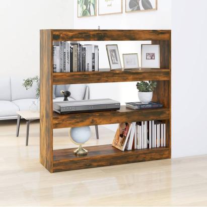 Bibliotecă/Separator cameră, stejar fumuriu, 100x30x103 cm GartenMobel Dekor