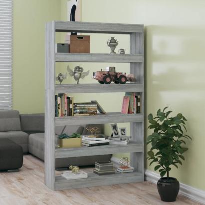 Bibliotecă/Separator cameră, gri sonoma, 100x30x166 cm GartenMobel Dekor