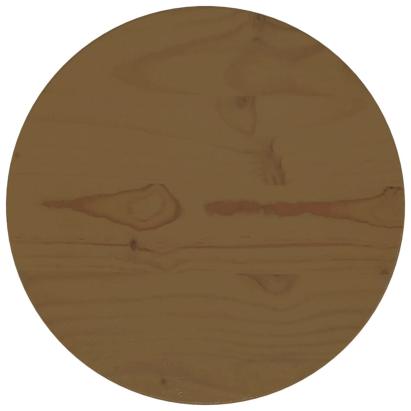 Blat de masă, maro, Ø30x2,5 cm, lemn masiv de pin GartenMobel Dekor