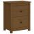 Noptiere, 2 buc, maro miere, 50x35x61,5 cm, lemn masiv de pin GartenMobel Dekor