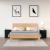 Noptiere, 2 buc., negru, 50x35x61,5 cm, lemn masiv de pin GartenMobel Dekor