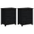 Noptiere, 2 buc., negru, 50x35x61,5 cm, lemn masiv de pin GartenMobel Dekor