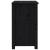 Noptiere, 2 buc., negru, 50x35x61,5 cm, lemn masiv de pin GartenMobel Dekor