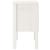 Noptiere, 2 buc., alb, 40x35x61,5 cm, lemn masiv de pin GartenMobel Dekor