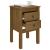Noptiere, 2 buc, maro miere, 40x35x61,5 cm, lemn masiv de pin GartenMobel Dekor
