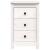 Noptiere, 2 buc., alb, 40x35x61,5 cm, lemn masiv de pin GartenMobel Dekor