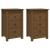 Noptiere, 2 buc, maro miere, 40x35x61,5 cm, lemn masiv de pin GartenMobel Dekor