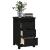 Noptiere, 2 buc., negru, 40x35x61,5 cm, lemn masiv de pin GartenMobel Dekor