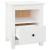 Noptiere, 2 buc., alb, 40x35x49 cm, lemn masiv de pin GartenMobel Dekor