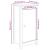 Servante, 2 buc., negru, 40x35x80 cm, lemn masiv de pin GartenMobel Dekor