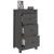 Servante, 2 buc., gri, 40x35x80 cm, lemn masiv de pin GartenMobel Dekor