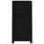 Servante, 2 buc., negru, 40x35x80 cm, lemn masiv de pin GartenMobel Dekor