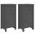 Servante, 2 buc., gri, 40x35x80 cm, lemn masiv de pin GartenMobel Dekor