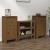 Servante, 2 buc., maro miere, 40x35x80 cm, lemn masiv de pin GartenMobel Dekor