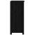 Servante, 2 buc., negru, 40x35x80 cm, lemn masiv de pin GartenMobel Dekor