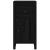 Servante, 2 buc., negru, 40x35x80 cm, lemn masiv de pin GartenMobel Dekor