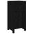 Servante, 2 buc., negru, 40x35x80 cm, lemn masiv de pin GartenMobel Dekor