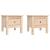Mese laterale, 2 buc., 40x40x39 cm, lemn masiv de pin GartenMobel Dekor