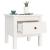 Mese laterale, 2 buc., alb, 40x40x39 cm, lemn masiv de pin GartenMobel Dekor