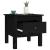 Mese laterale, 2 buc., negru, 40x40x39 cm, lemn masiv de pin GartenMobel Dekor