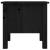 Mese laterale, 2 buc., negru, 40x40x39 cm, lemn masiv de pin GartenMobel Dekor