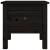 Mese laterale, 2 buc., negru, 40x40x39 cm, lemn masiv de pin GartenMobel Dekor