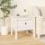 Mese laterale, 2 buc., alb, 50x50x49 cm, lemn masiv de pin GartenMobel Dekor