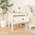 Mese laterale, 2 buc., alb, 50x50x49 cm, lemn masiv de pin GartenMobel Dekor