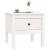 Mese laterale, 2 buc., alb, 50x50x49 cm, lemn masiv de pin GartenMobel Dekor