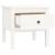 Mese laterale, 2 buc., alb, 50x50x49 cm, lemn masiv de pin GartenMobel Dekor
