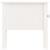 Mese laterale, 2 buc., alb, 50x50x49 cm, lemn masiv de pin GartenMobel Dekor