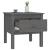 Mese laterale, 2 buc., gri, 50x50x49 cm, lemn masiv de pin GartenMobel Dekor