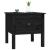 Mese laterale, 2 buc., negru, 50x50x49 cm, lemn masiv de pin GartenMobel Dekor